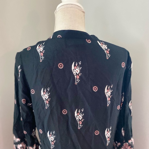 Amanda’s Collection Black Floral Boho Dress - Picture 5 of 6